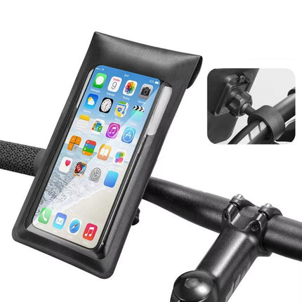 Bicycle Waterproof Phone Bag Mount Stand 360 Degree Rotation Motorcycle Bike Cellphone Holder - DealBuddy