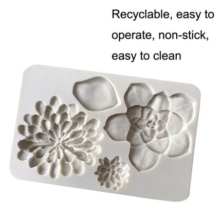 Big Flower Chocolate Fondant Cake Silicone Mold - DealBuddy