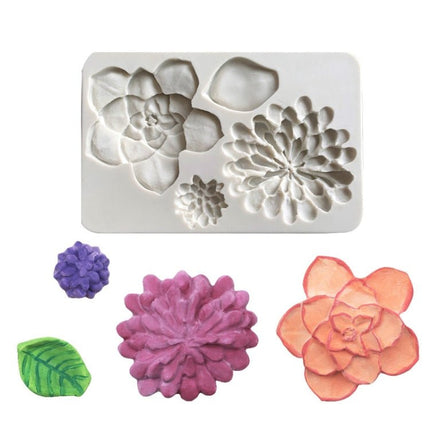 Big Flower Chocolate Fondant Cake Silicone Mold - DealBuddy