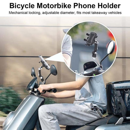 Bike Motorcycle Outdoor Riding Shockproof Cell Phone Navigation Bracket - DealBuddy