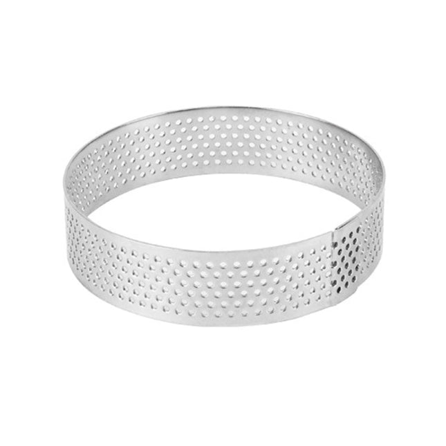 BN1006 Stainless Steel Mousse Circle Thickened Perforated Cake Mold DIY Baking Tools - DealBuddy