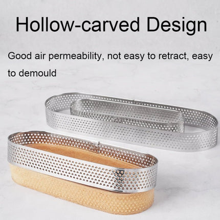 BN1006 Stainless Steel Mousse Circle Thickened Perforated Cake Mold DIY Baking Tools - DealBuddy