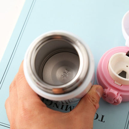 Bouncing Vacuum Flask Mug Travel Stainless Steel Thermos Cup - DealBuddy