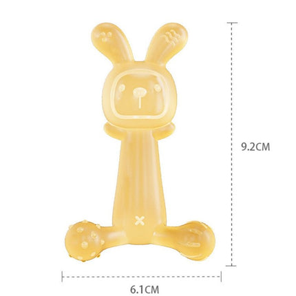 Bunny Baby Teether BPA Free Food - Grade Silicone Teether Infant Teething Stick Anti - Eating Hand - DealBuddy