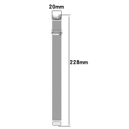 Button Style Milan Magnetic Metal Watch Band, For Samsung Galaxy Watch 6 Classic, For Samsung Galaxy Watch5 / 5 Pro, For Samsung Galaxy Watch4 / 4 Classic 46mm, For Samsung Galaxy Watch3 41mm - DealBuddy