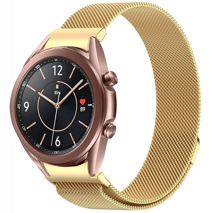 Button Style Milan Magnetic Metal Watch Band, For Samsung Galaxy Watch 6 Classic, For Samsung Galaxy Watch5 / 5 Pro, For Samsung Galaxy Watch4 / 4 Classic 46mm, For Samsung Galaxy Watch3 41mm - DealBuddy
