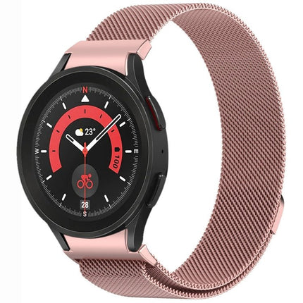 Button Style Milan Magnetic Metal Watch Band, For Samsung Galaxy Watch 6 Classic, For Samsung Galaxy Watch5 / 5 Pro, For Samsung Galaxy Watch4 / 4 Classic 46mm, For Samsung Galaxy Watch3 41mm - DealBuddy