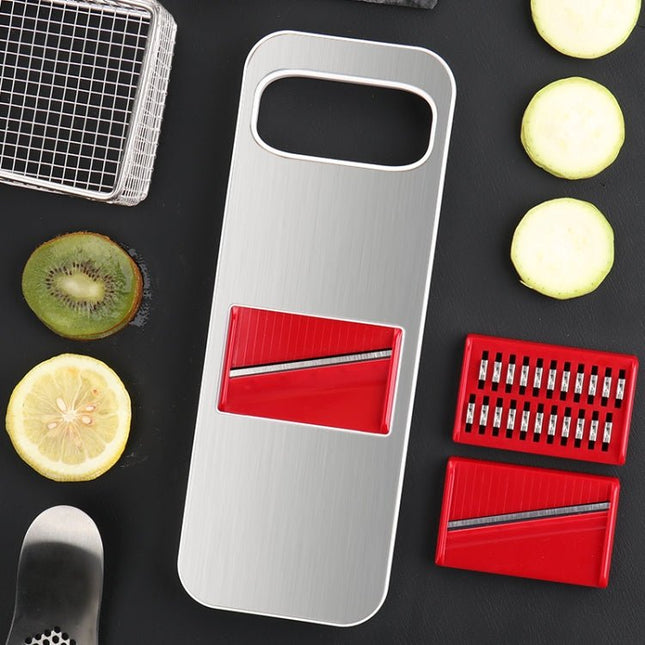 C321 Multifunctional Household Kitchen Stainless Steel Vegetables Cutter Potato Grater - DealBuddy