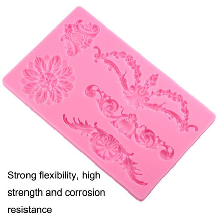 Cake Border Floral Fondant Silicone Mold - DealBuddy