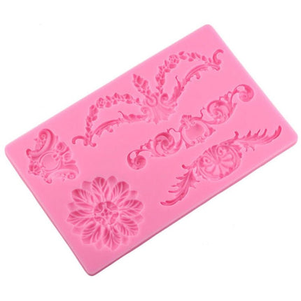 Cake Border Floral Fondant Silicone Mold - DealBuddy