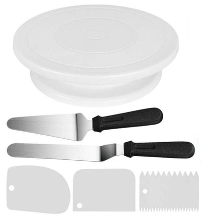 Cake Turntable Set Decorating Table Decorating Mouth Silicone Bag Baking DIY Combination - DealBuddy