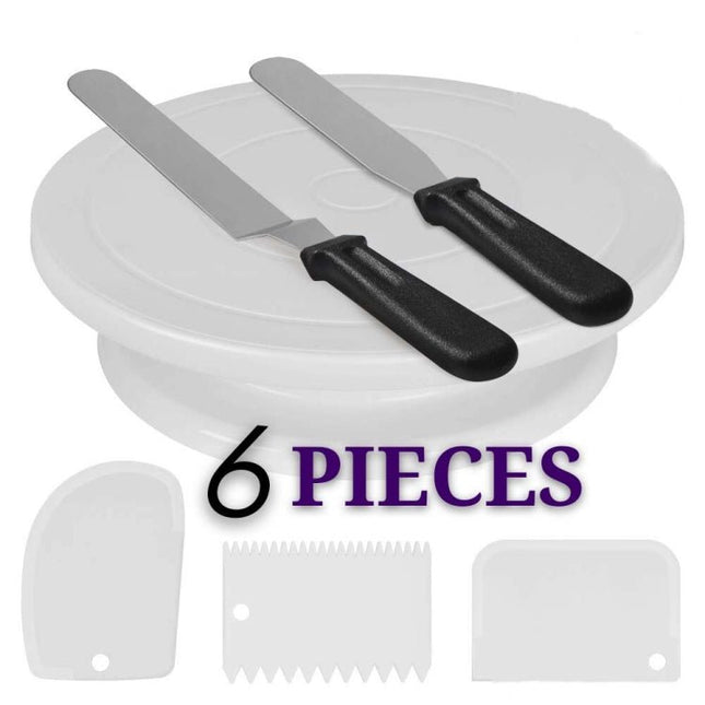 Cake Turntable Set Decorating Table Decorating Mouth Silicone Bag Baking DIY Combination - DealBuddy