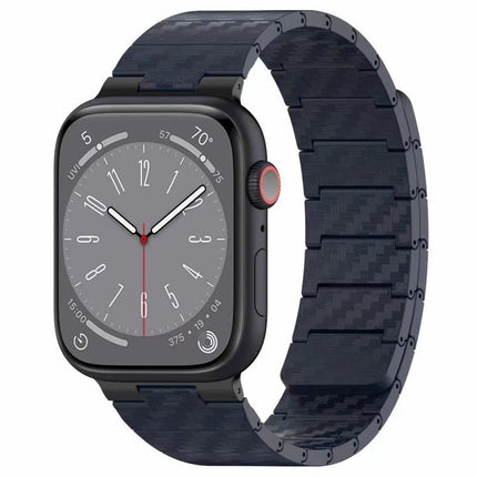 Carbon Fiber Magnetic Loop Watch Band, For Apple Watch Series 10 46mm, For Apple Watch Series 10 42mm, For Apple Watch SE 2023 44mm, For Apple Watch SE 2023 40mm, For Apple Watch Ultra 2 49mm, For Apple Watch Series 9 45mm, For Apple Watch Series 9 41m... - DealBuddy