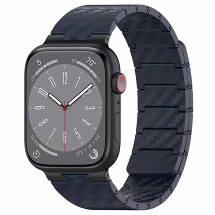 Carbon Fiber Magnetic Loop Watch Band, For Apple Watch Series 10 46mm, For Apple Watch Series 10 42mm, For Apple Watch SE 2023 44mm, For Apple Watch SE 2023 40mm, For Apple Watch Ultra 2 49mm, For Apple Watch Series 9 45mm, For Apple Watch Series 9 41m... - DealBuddy