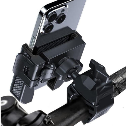 Carbon Fiber Texture Bicycle Non - slip Scooter Phone Holder - DealBuddy