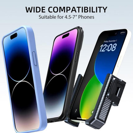 Carbon Fiber Texture Bicycle Non - slip Scooter Phone Holder - DealBuddy