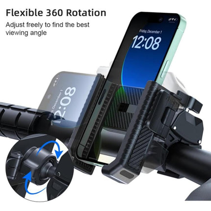 Carbon Fiber Texture Bicycle Non - slip Scooter Phone Holder - DealBuddy