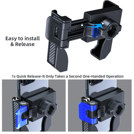 Carbon Fiber Texture Bicycle Non - slip Scooter Phone Holder - DealBuddy