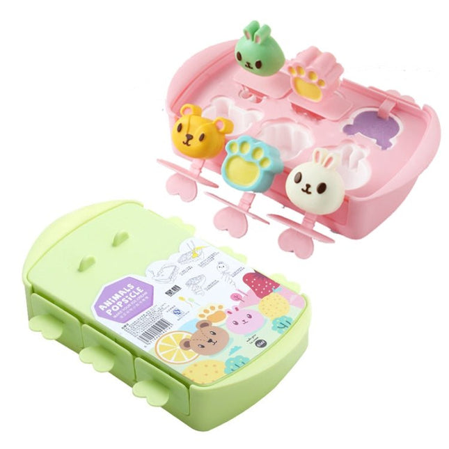 Cartoon Home Homemade Popsicle Mold Silicone Ice Cream Mold Children DIY Ice Box - DealBuddy