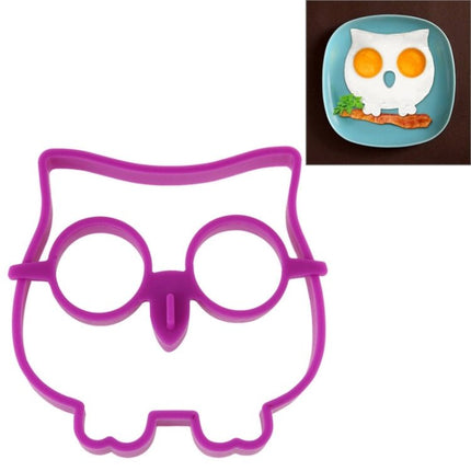 Cartoon Owl Shape Egg Frying Ring Mold Silicone Egg Fried Mould Omelette Mold - DealBuddy