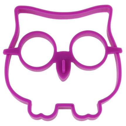 Cartoon Owl Shape Egg Frying Ring Mold Silicone Egg Fried Mould Omelette Mold - DealBuddy