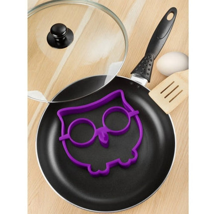 Cartoon Owl Shape Egg Frying Ring Mold Silicone Egg Fried Mould Omelette Mold - DealBuddy