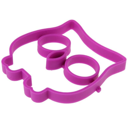 Cartoon Owl Shape Egg Frying Ring Mold Silicone Egg Fried Mould Omelette Mold - DealBuddy