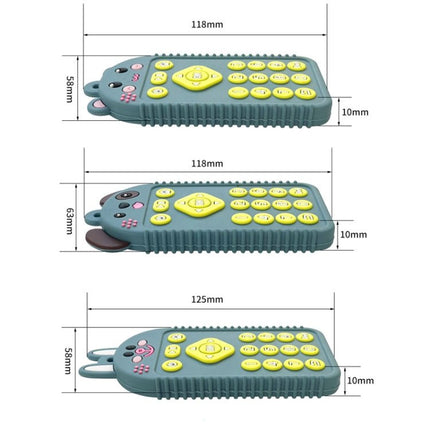 Cartoon Reomte Baby Teething Toys Silicone Baby Teether for Newborn Toddlers Infants - DealBuddy