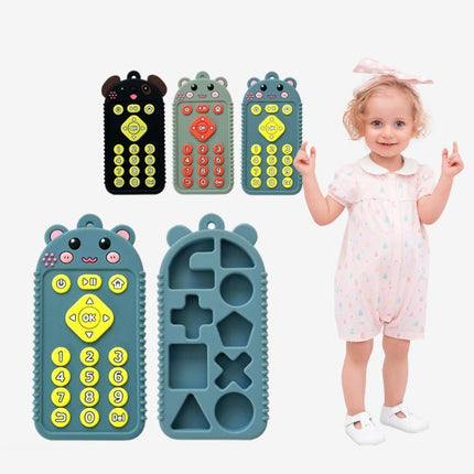 Cartoon Reomte Baby Teething Toys Silicone Baby Teether for Newborn Toddlers Infants - DealBuddy