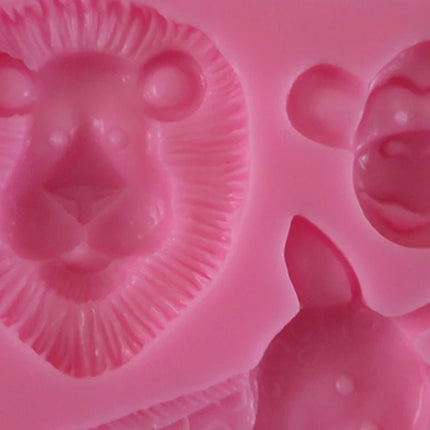 Cartoon Three - dimensional Animals Fondant Silicone Mold Cake Decorating Baking Tools - DealBuddy