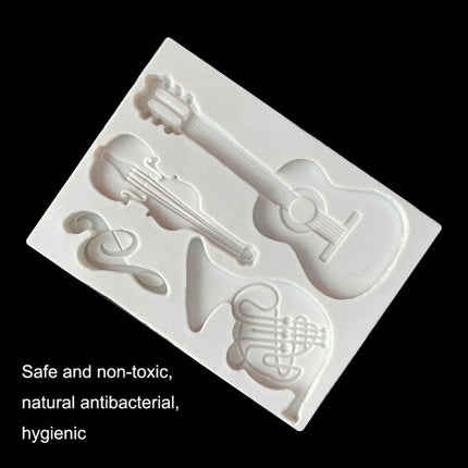 Castle Musical Silicone Mold Chocolate Fondant Cake Decor, Style:, Specification: Triangle - DealBuddy