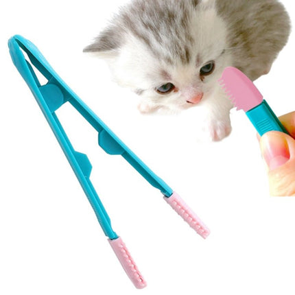Cat Eye Brush Pet Eye Cleaner Cat Hair Knot Brush, Blue Pink, All Blue - DealBuddy