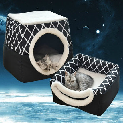 Cat Nest Capsule Four Seasons Universal Closed Cat Bed, L, XL - DealBuddy