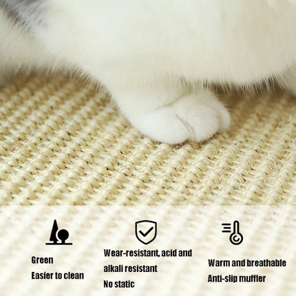 Cat Scratch Pad Pet Supplies Carpet Sleeping Mat Cat Placemat, Random Color Delivery, Overlock 30x40cm, Overlock 40x60cm, Overlock 50x80cm, Overlock 60x90cm - DealBuddy