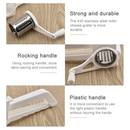 Cheese Hand - Cranked Rotary Grater Plastic Multi - Purpose Grater - DealBuddy