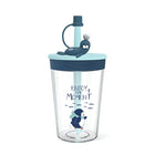 Children Cartoon Marine Animal Straw Drinking Cup Safe And Environmentally Friendly Plastic Drinking Cup - DealBuddy