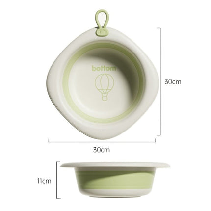 Children Folding Washbasin Newborn Baby Portable Thickened Plastic Wash Basin - DealBuddy