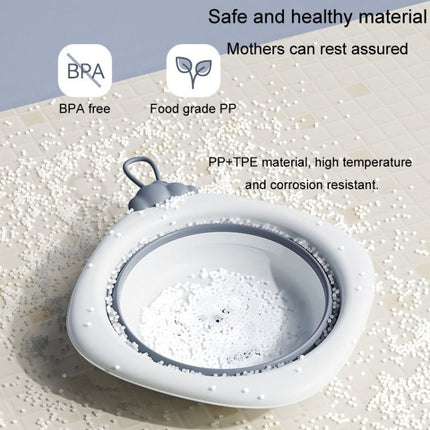 Children Folding Washbasin Newborn Baby Portable Thickened Plastic Wash Basin - DealBuddy