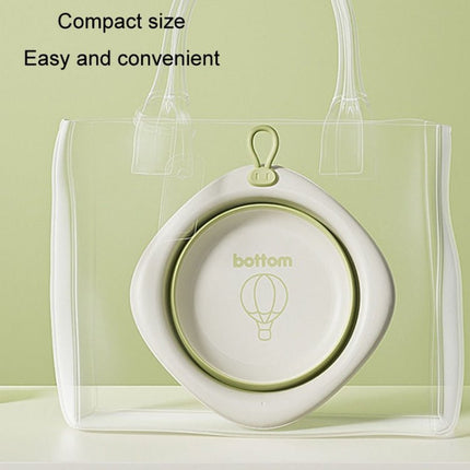 Children Folding Washbasin Newborn Baby Portable Thickened Plastic Wash Basin - DealBuddy