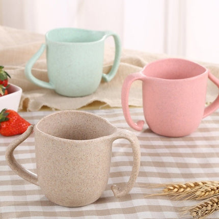 Children Wheat Fiber Drinking Cup Anti - Scalding Milk Cup - DealBuddy