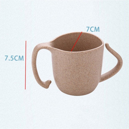 Children Wheat Fiber Drinking Cup Anti - Scalding Milk Cup - DealBuddy