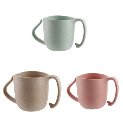 Children Wheat Fiber Drinking Cup Anti - Scalding Milk Cup - DealBuddy