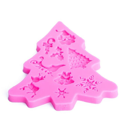 Christmas Tree Fondant Silicone Mold Cake Chocolate Biscuit Decoration Tool - DealBuddy