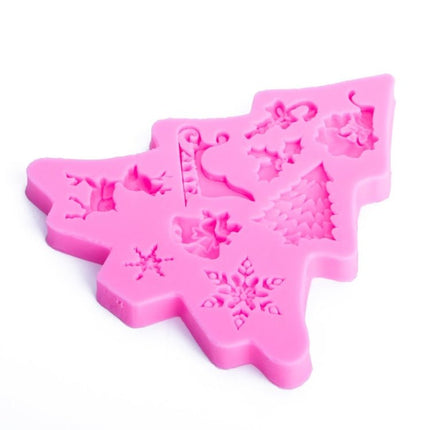 Christmas Tree Fondant Silicone Mold Cake Chocolate Biscuit Decoration Tool - DealBuddy
