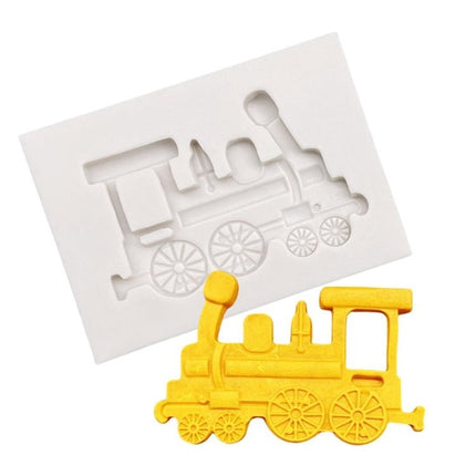 Classic Car Train Silicone Fondant Cake Mold Baking Decoration Tools - DealBuddy