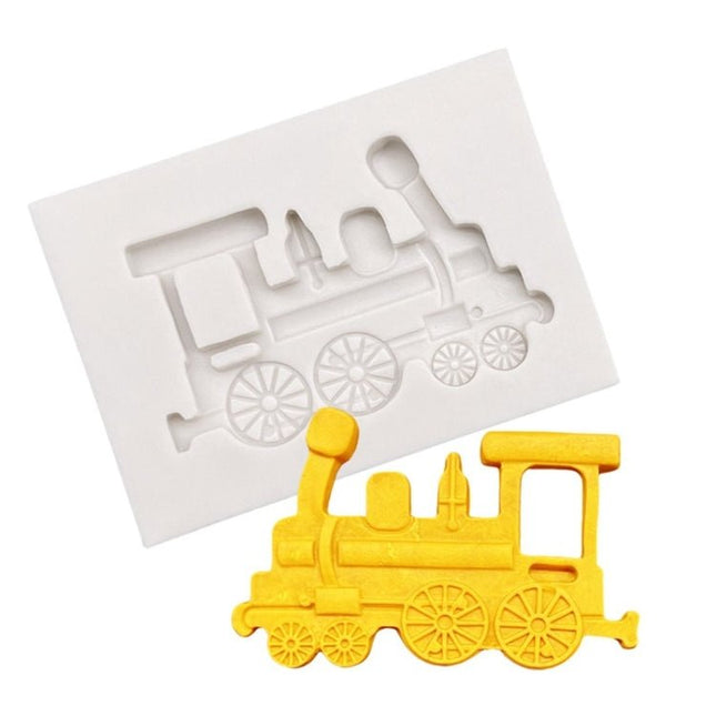 Classic Car Train Silicone Fondant Cake Mold Baking Decoration Tools - DealBuddy