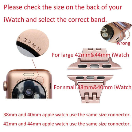 Colorful Diamond Stainless Steel Watch Band for Apple Watch Ultra 49mm&Watch Ultra 2 49mm / Series 10 46mm / 9&8&7 45mm / SE 3&SE 2&6&SE&5&4 44mm / 3&2&1 42mm - DealBuddy