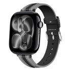 Composite Stitching Genuine Leather Watch Band, For Apple Watch 46mm / 49mm / 45mm / 44mm, For Apple Watch 42mm / 41mm / 40mm / 38mm - DealBuddy