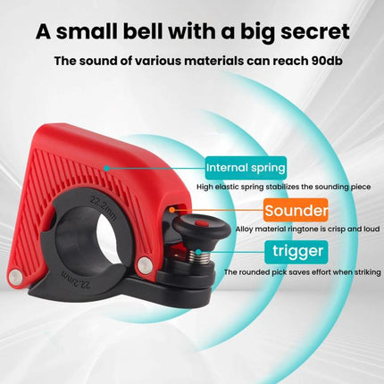 Concealed Aluminum Alloy Bell For Bicycles Mountain Bike Bell - DealBuddy