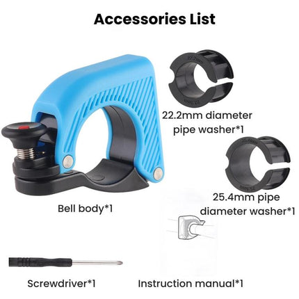 Concealed Aluminum Alloy Bell For Bicycles Mountain Bike Bell - DealBuddy